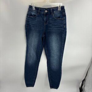 m jeans by maurices Women's Dark Wash High-Rise Stretch Jeans S